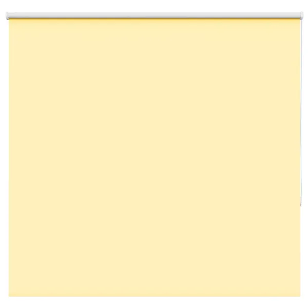 Store enrouleur occultant jaune largeur du tissu 151,6 cm