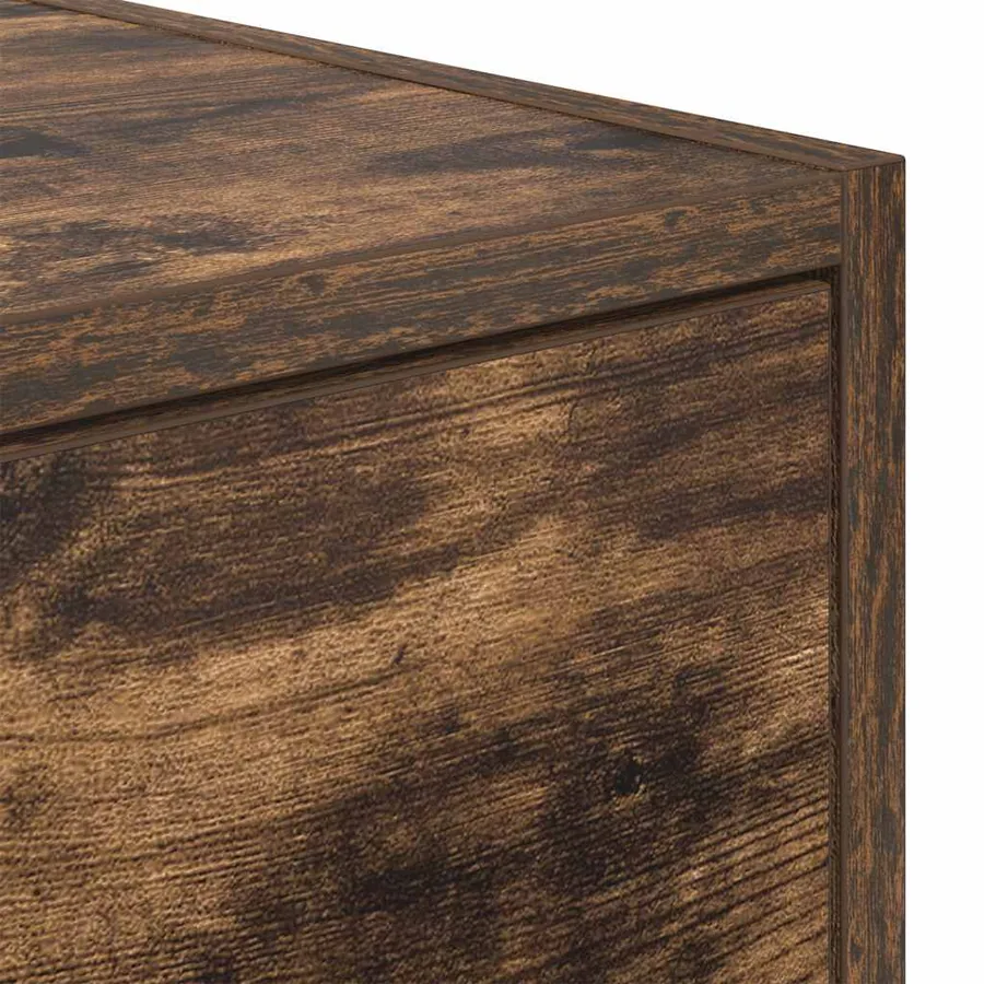 Meubles TV 2 pcs chêne fumé 60x31x25,5 cm bois d'ingénierie - 11