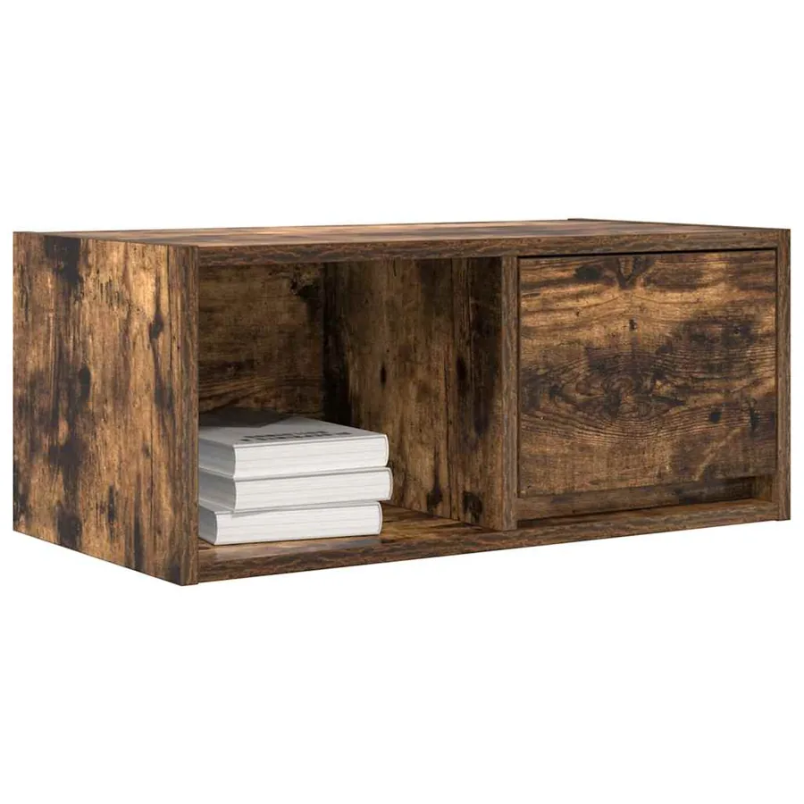Meubles TV 2 pcs chêne fumé 60x31x25,5 cm bois d'ingénierie - 4