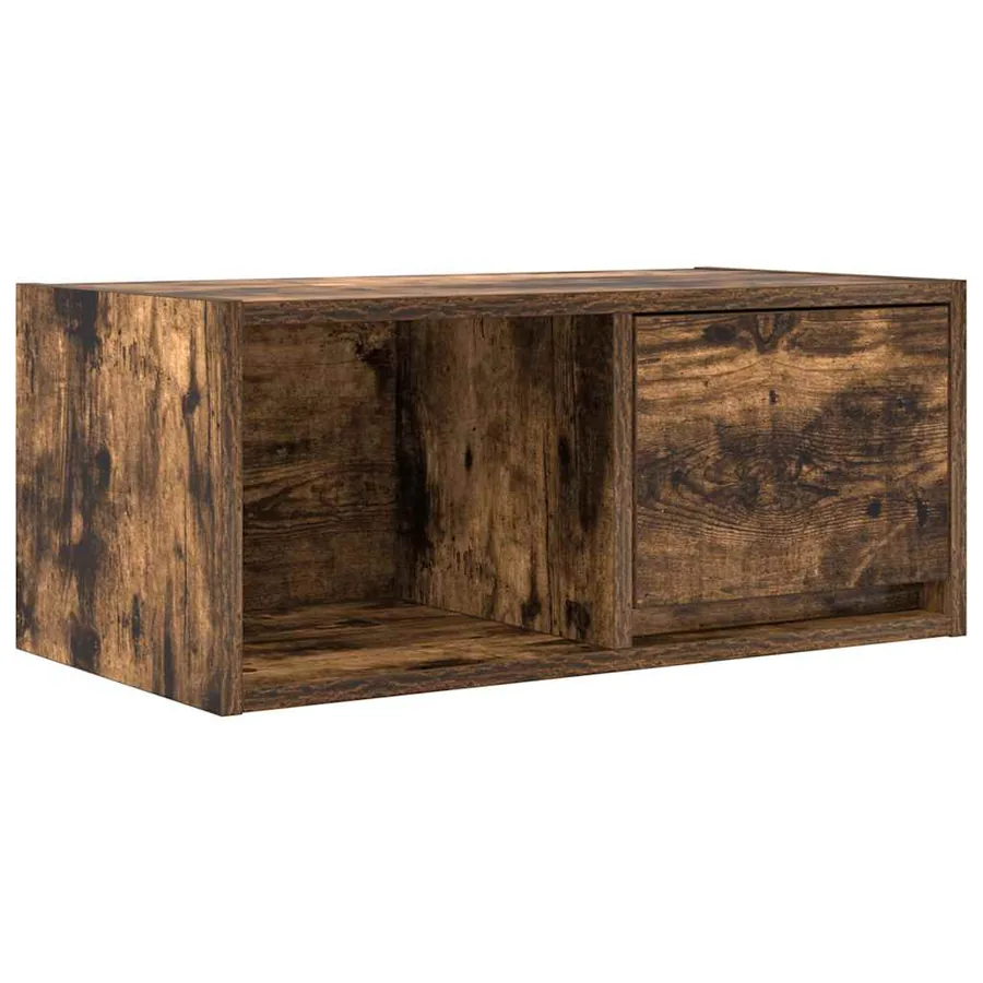 Meubles TV 2 pcs chêne fumé 60x31x25,5 cm bois d'ingénierie - 6