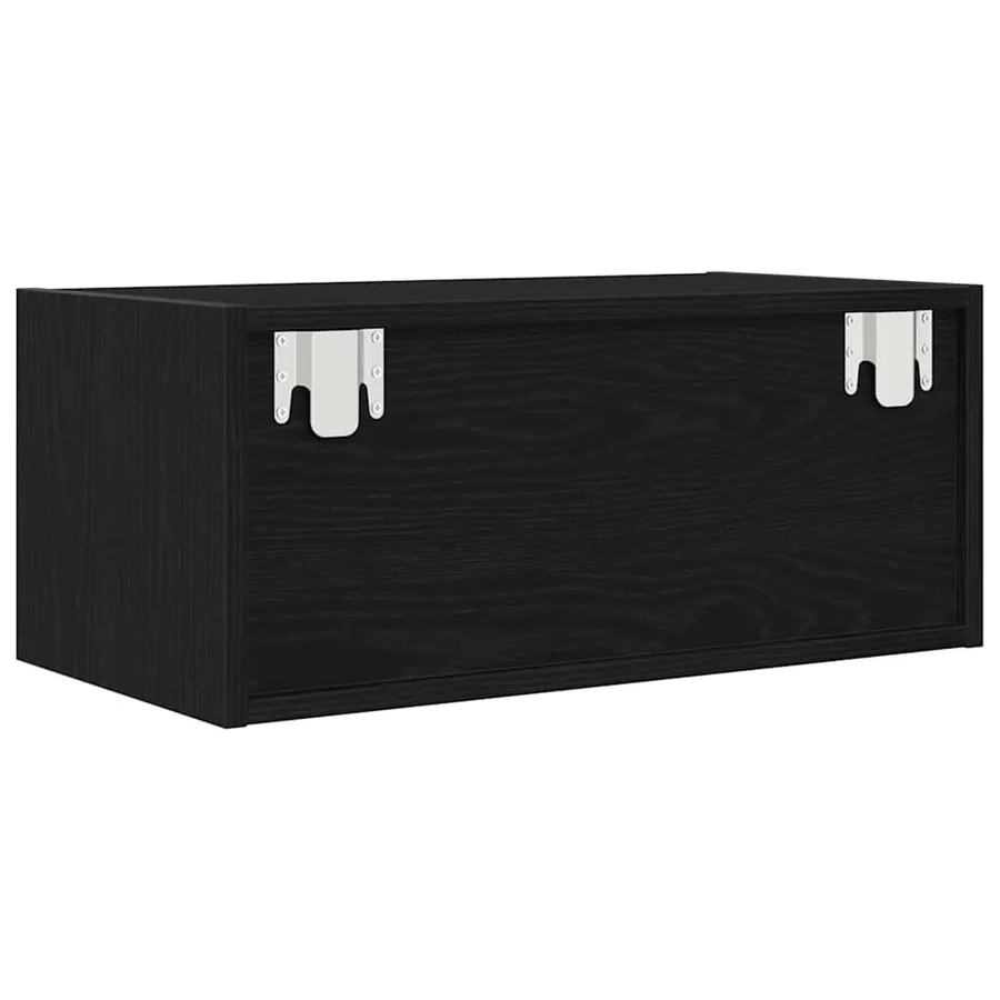 Meubles TV 2 pcs chêne noir 60x31x25,5 cm bois d'ingénierie - 9