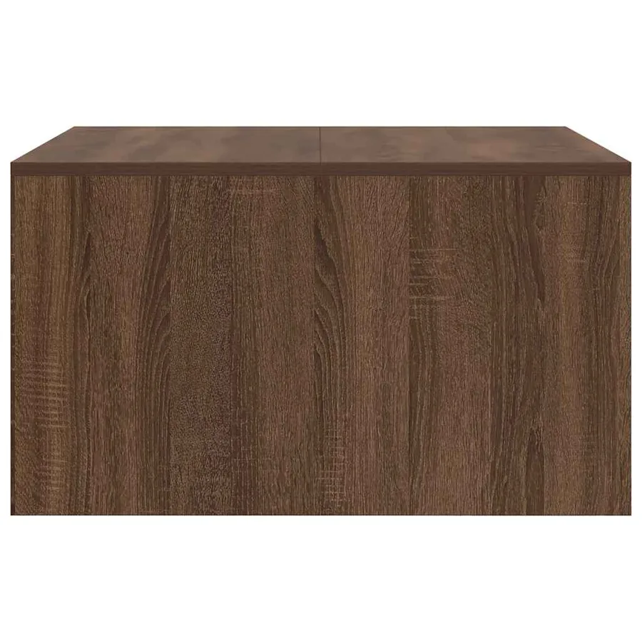 Table basse avec tiroirs chêne marron 70,5x70x40 cm - 7