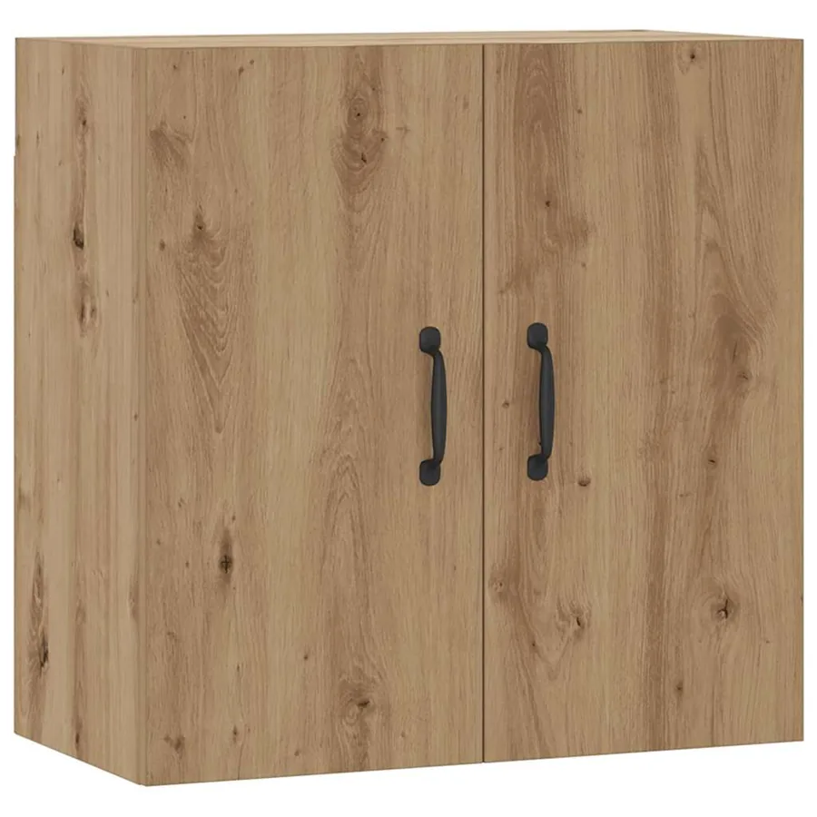 Armoire murale chêne artisanal 60x31x60 cm bois d'ingénierie - 2