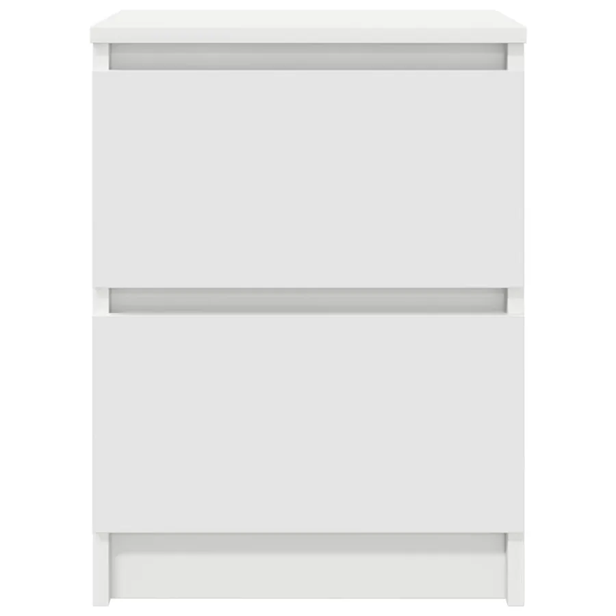 Meuble TV blanc 40x35x54 cm bois d'ingénierie - 6