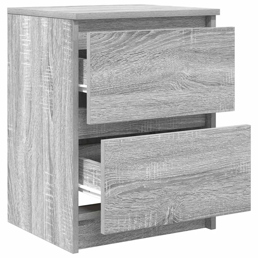 Meuble TV sonoma gris 40x35x54 cm bois d'ingénierie - 5