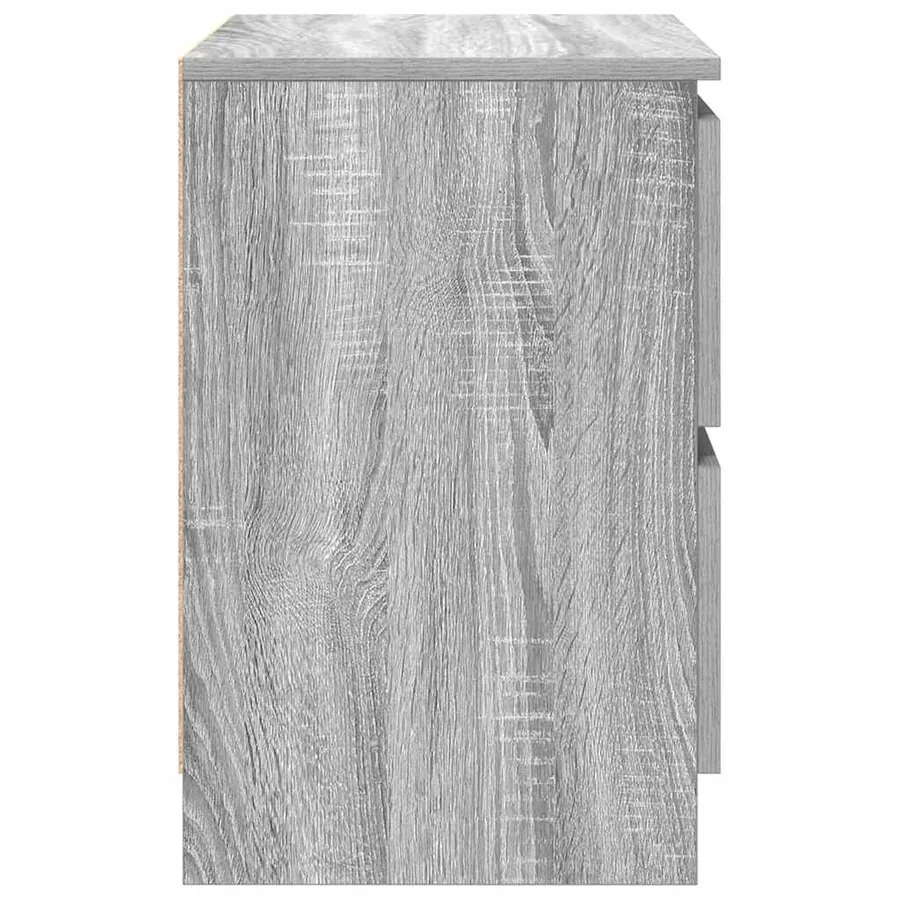 Meuble TV sonoma gris 40x35x54 cm bois d'ingénierie - 7