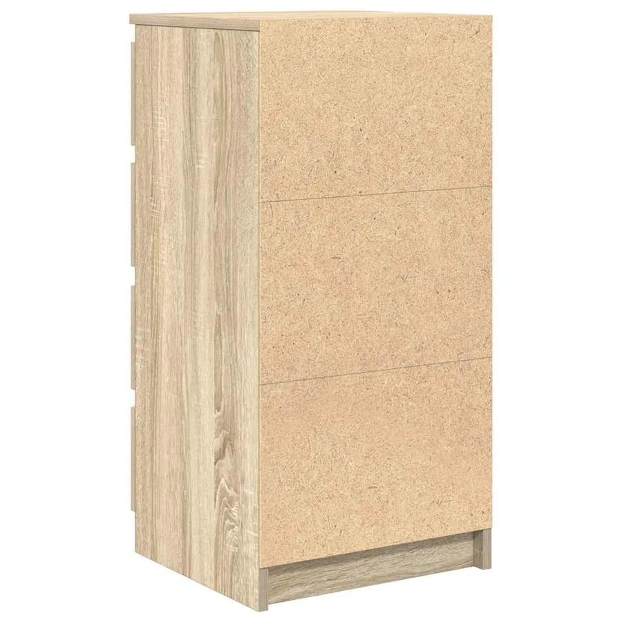 Buffet avec tiroirs chêne sonoma 37,5x35x99 cm bois ingénierie - 8