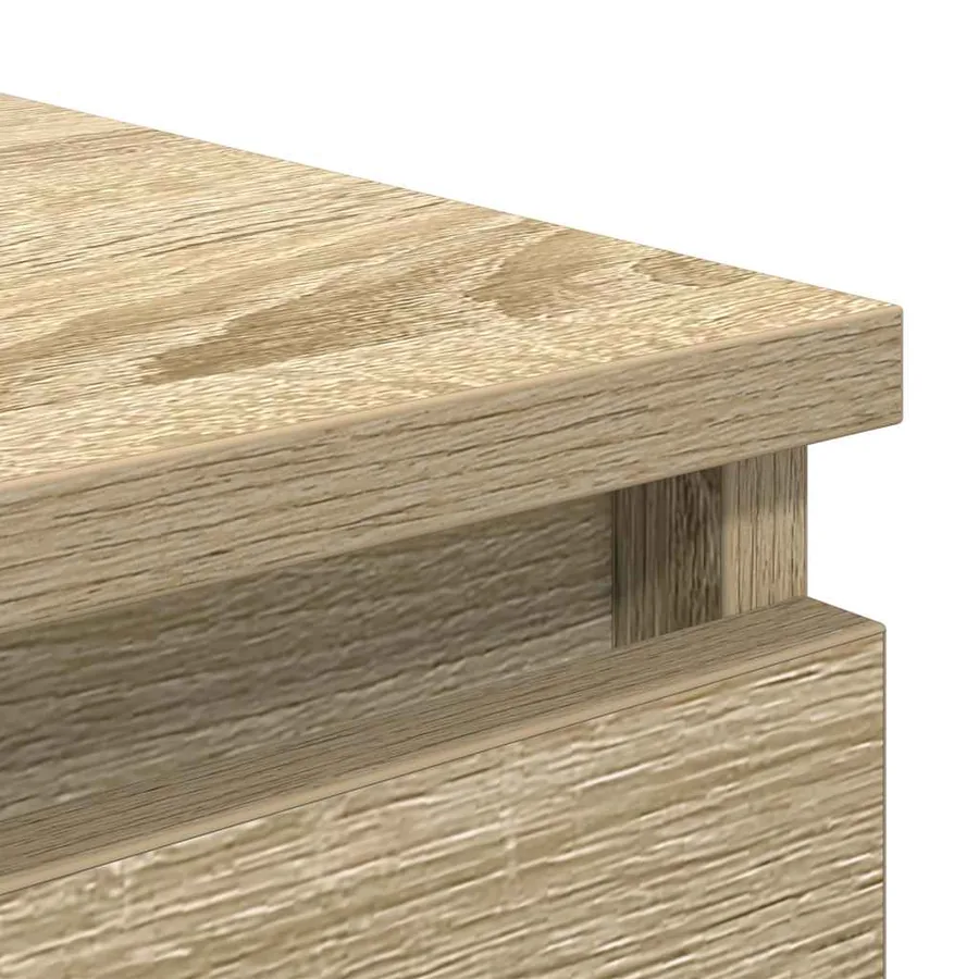 Buffet avec tiroirs chêne sonoma 37,5x35x99 cm bois ingénierie - 9