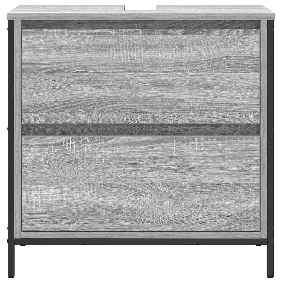 Meuble de salle de bain avec lavabo et tiroirs 60x34,5x60 cm - 6