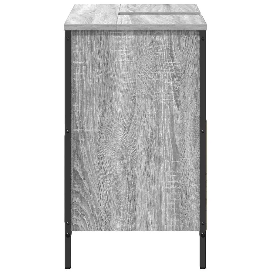 Meuble de salle de bain avec lavabo et tiroirs 60x34,5x60 cm - 7