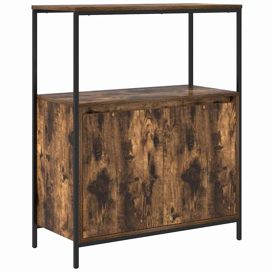 Ensemble de mobilier de salle de bain avec étagère 5 pcs Marron - 9