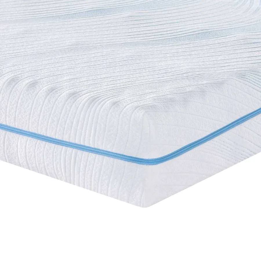 Matelas Moyennement ferme 140 x 200 cm Blanc - 2