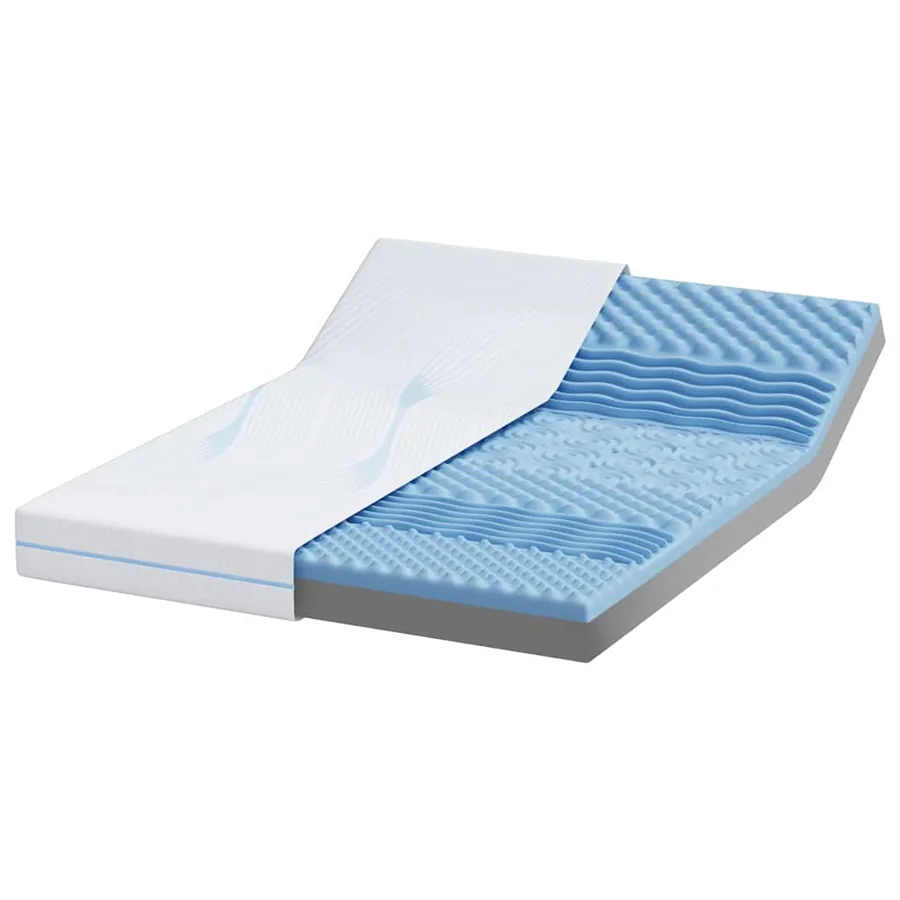 Matelas Moyennement ferme 140 x 200 cm Blanc - 4