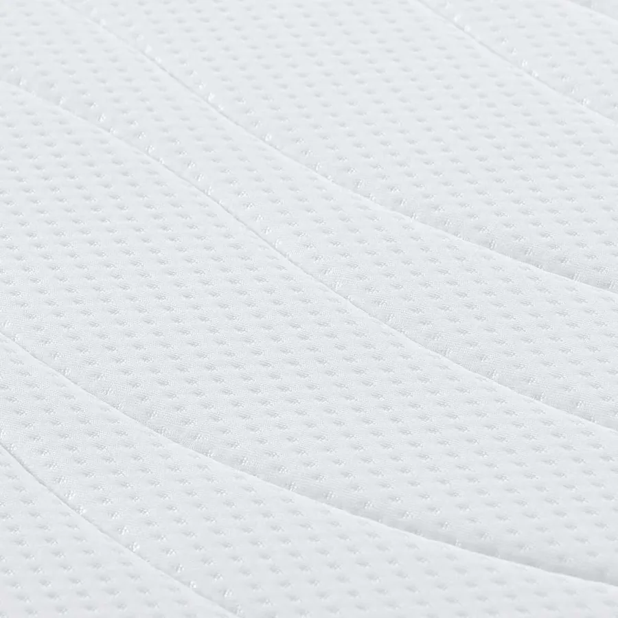 Matelas Blanc 140 x 200 cm Tissu jacquard - 10