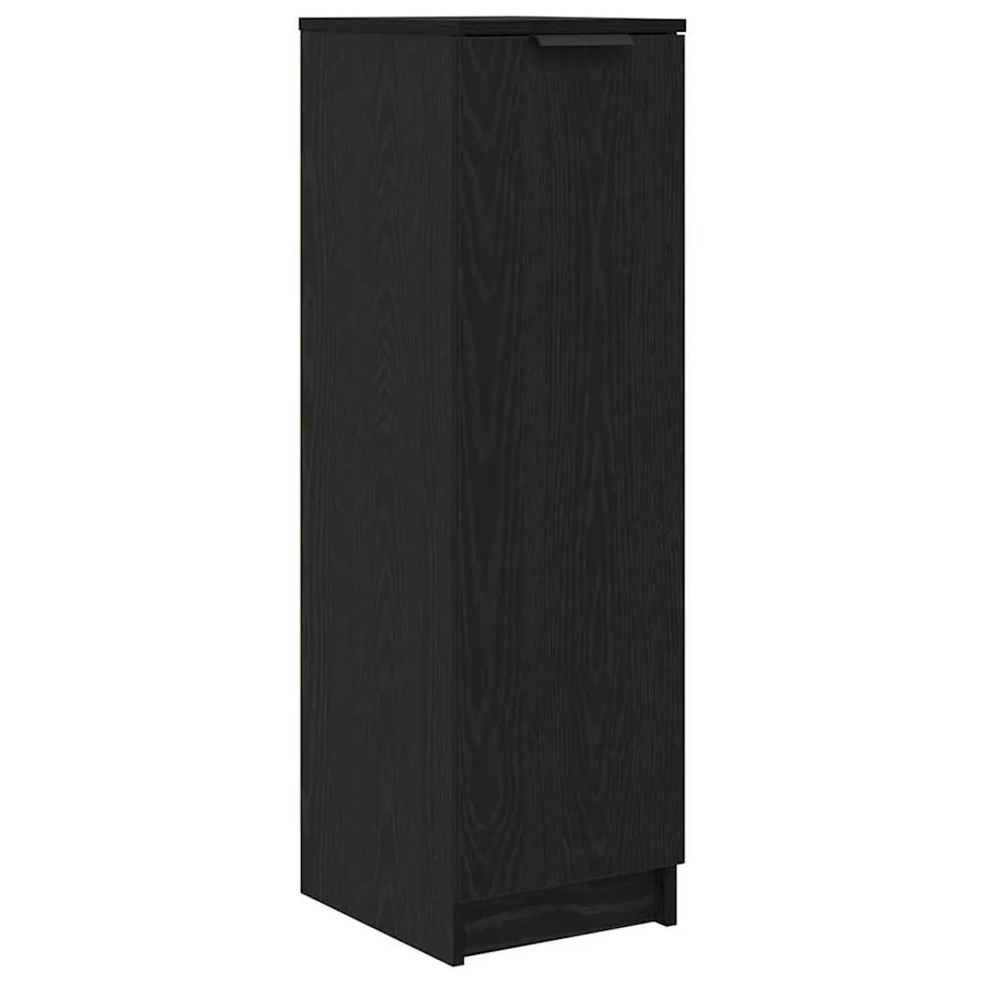 Cabinet à chaussures avec étagère Chêne noir 29,5 x 35 x 101 cm - 2
