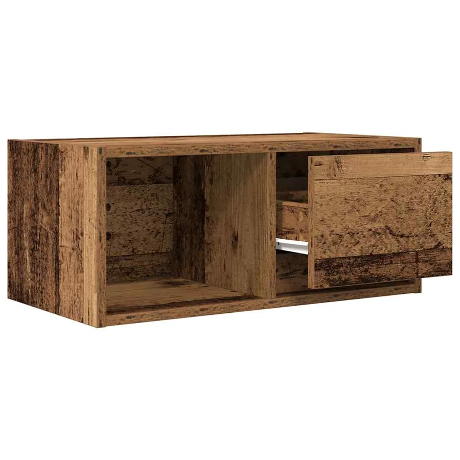 Meubles TV 2 pcs vieux bois 60x31x25,5 cm bois d'ingénierie - 5