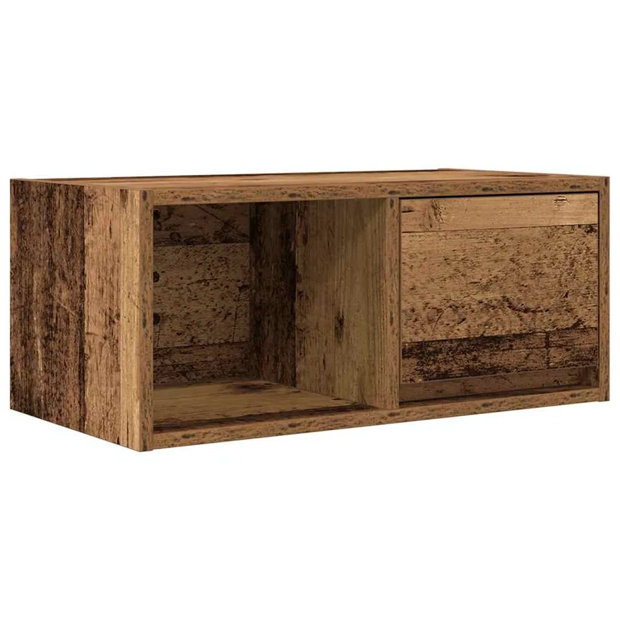 Meubles TV 2 pcs vieux bois 60x31x25,5 cm bois d'ingénierie - 6