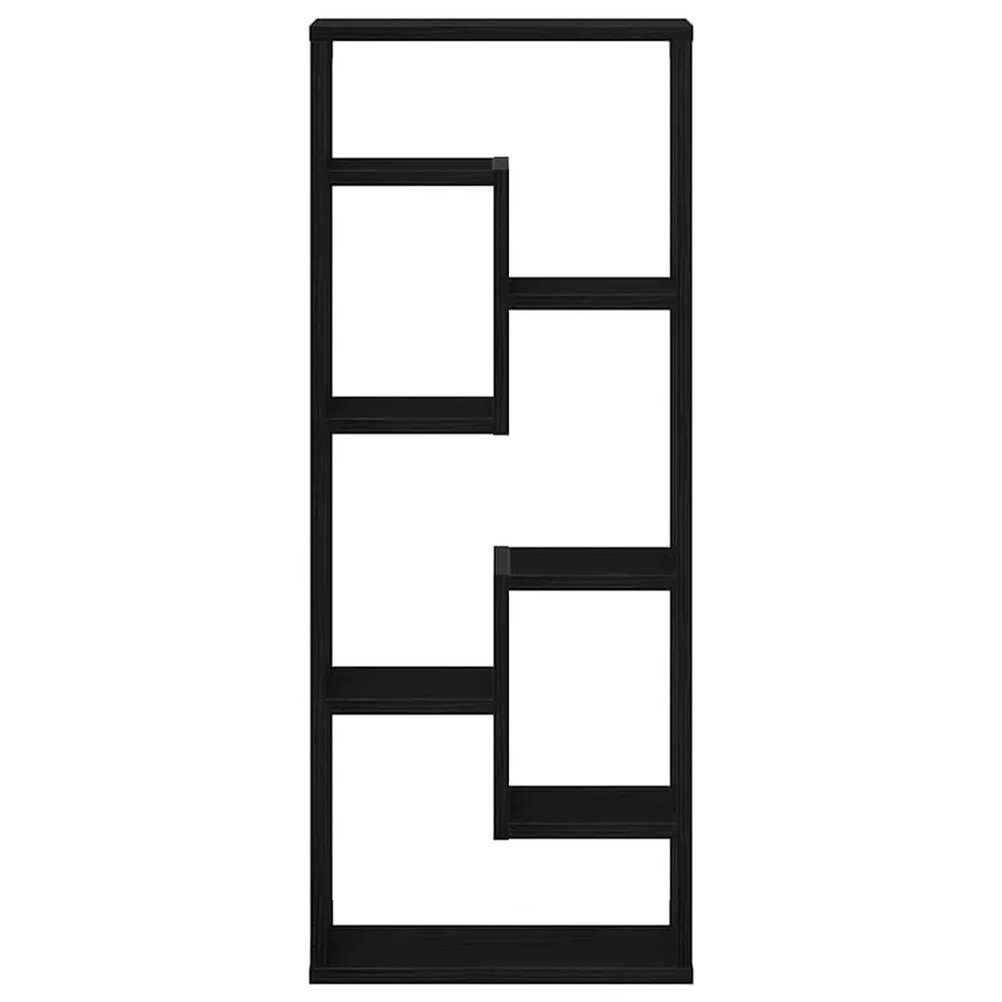 Étagère murale Chêne noir 36x16x90 cm Bois d'ingénierie - 5