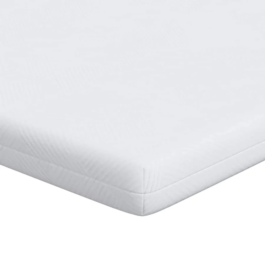 Surmatelas Blanc 90 x 190 cm Tissu jacquard - 2