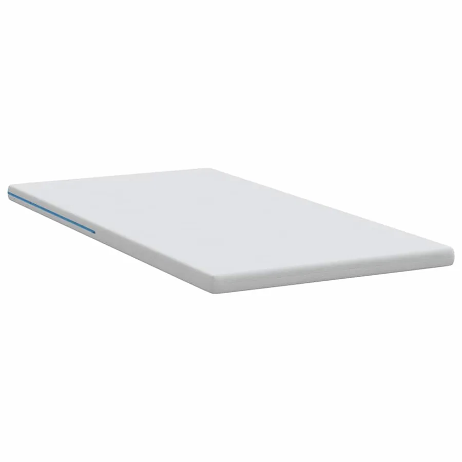Surmatelas Blanc 90 x 190 cm Tissu jacquard - 5