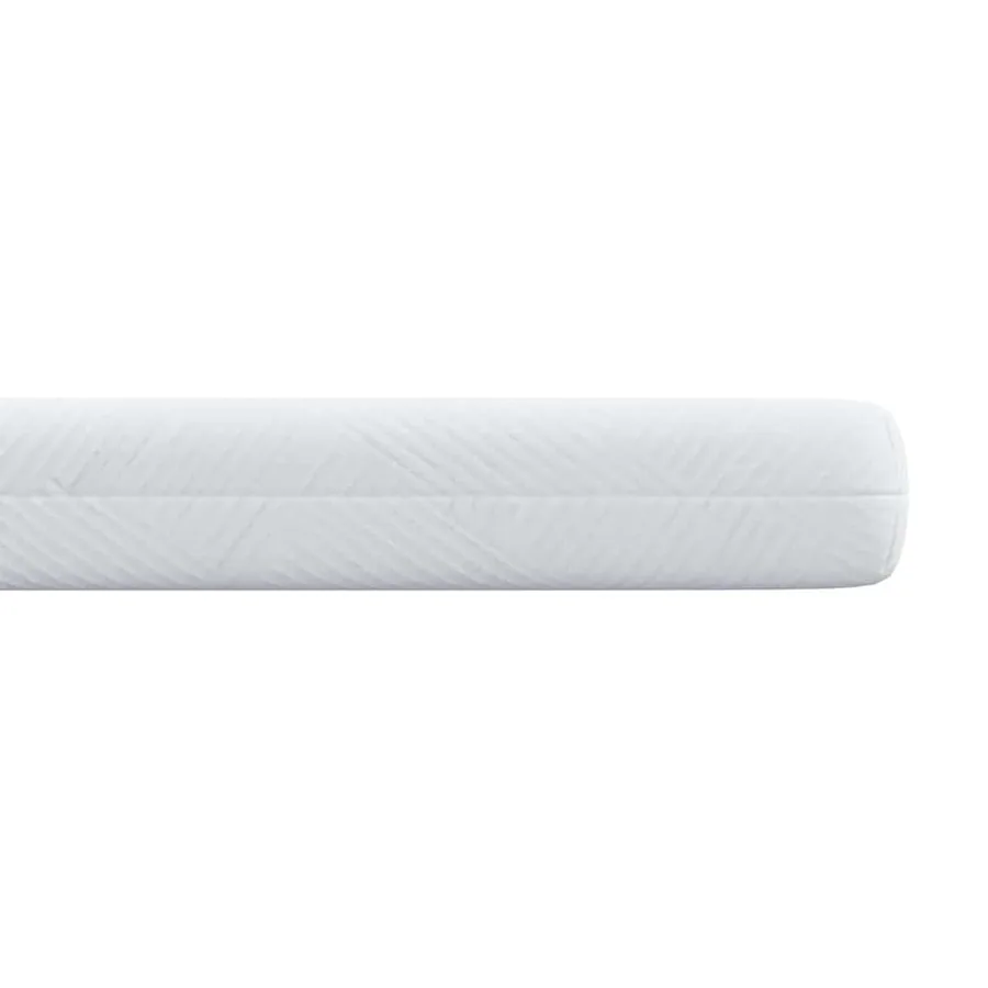 Surmatelas Blanc 140 x 200 cm Tissu jacquard - 7