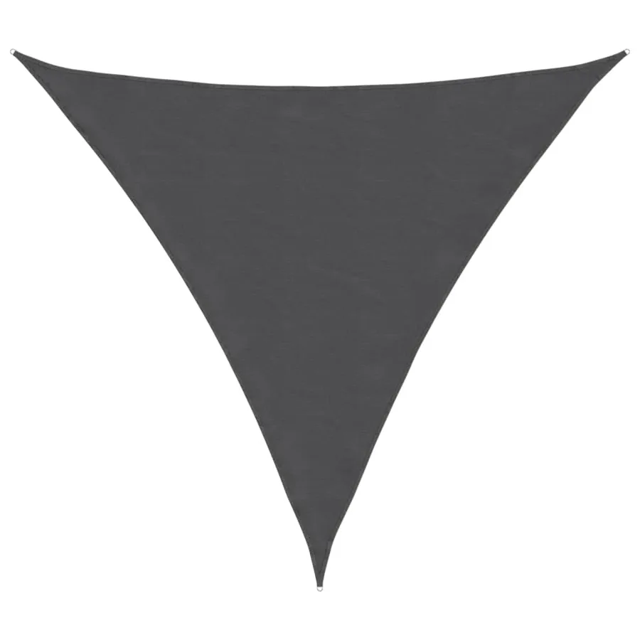 Voile de parasol tissu oxford triangulaire 3,6x3,6x3,6 m - 2