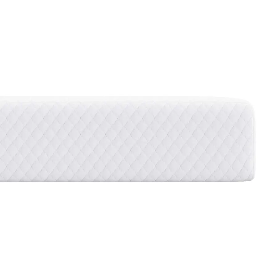 Surmatelas en mousse à mémoire 140 x 200 cm Thick Doux Blanc - 7
