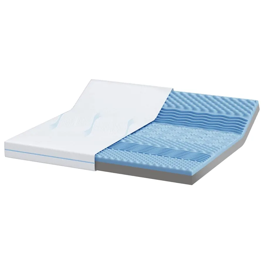 Matelas Moyennement ferme 180 x 200 cm Blanc - 4