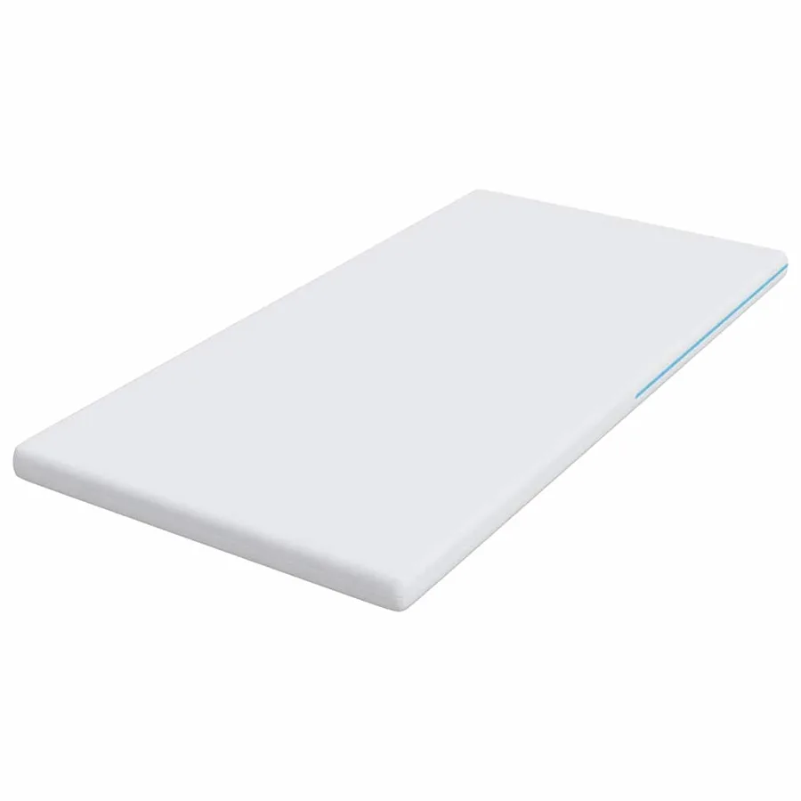 Surmatelas Blanc 120 x 200 cm Tissu jacquard - 4