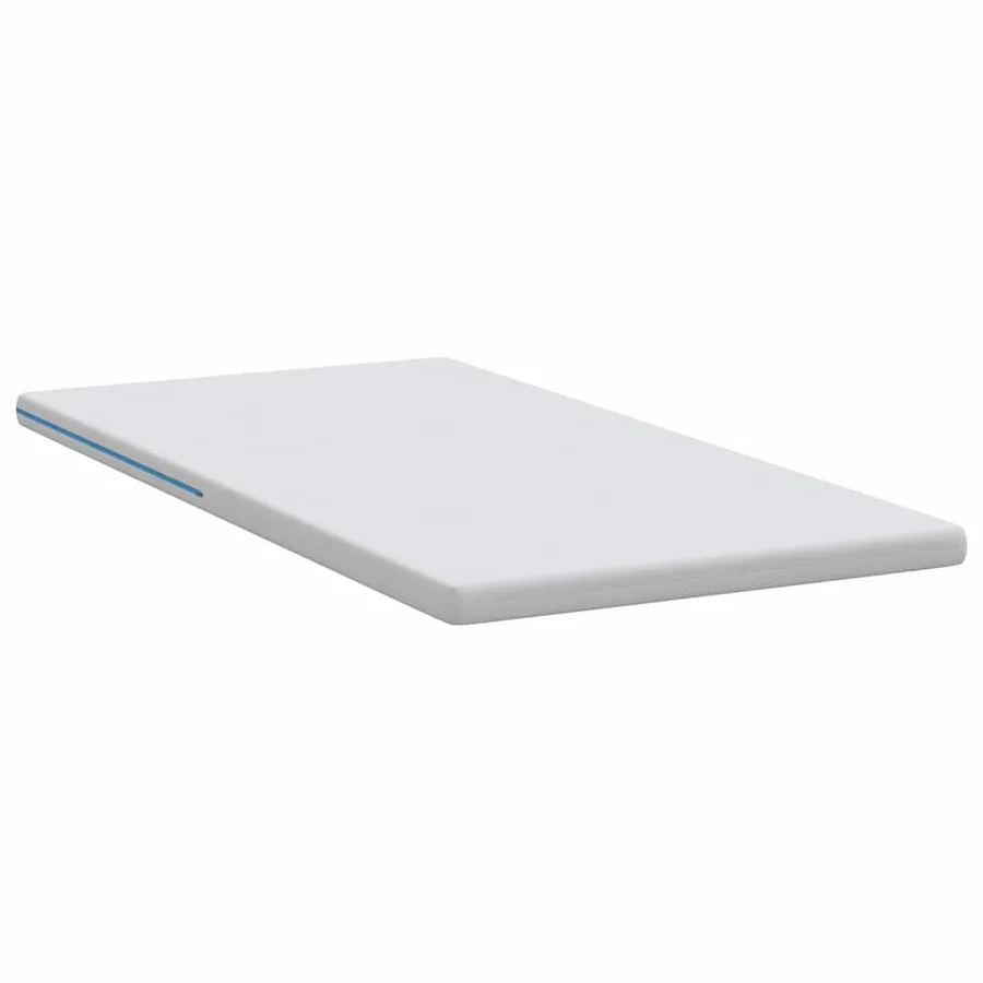 Surmatelas Blanc 120 x 200 cm Tissu jacquard - 5