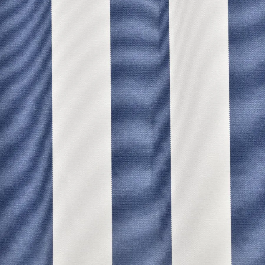 Tissu de remplacement pour auvent bleu et blanc 4,5x3 m polyester - 3