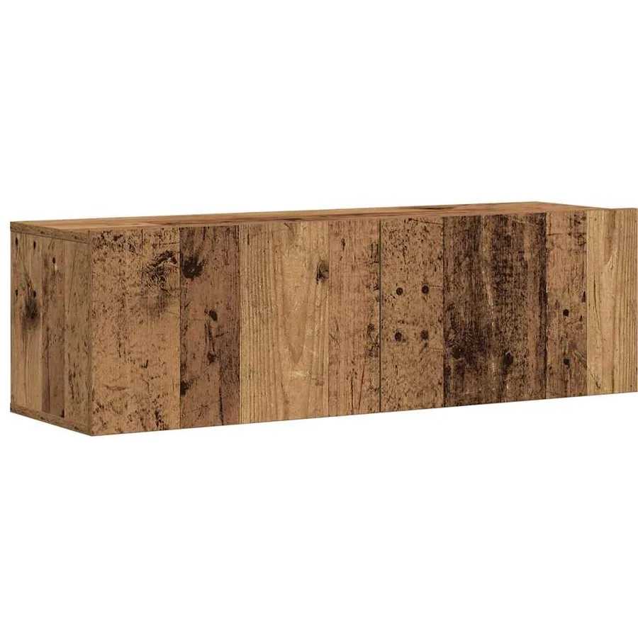 Ensemble de meuble TV mural 7 pcs vieux bois bois d'ingénierie - 6
