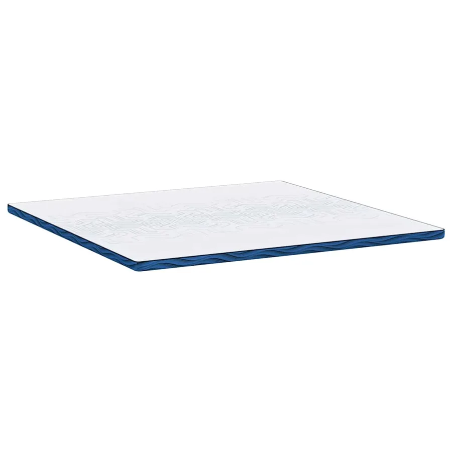 Surmatelas Blanc 200 x 200 cm Tissu jacquard - 6