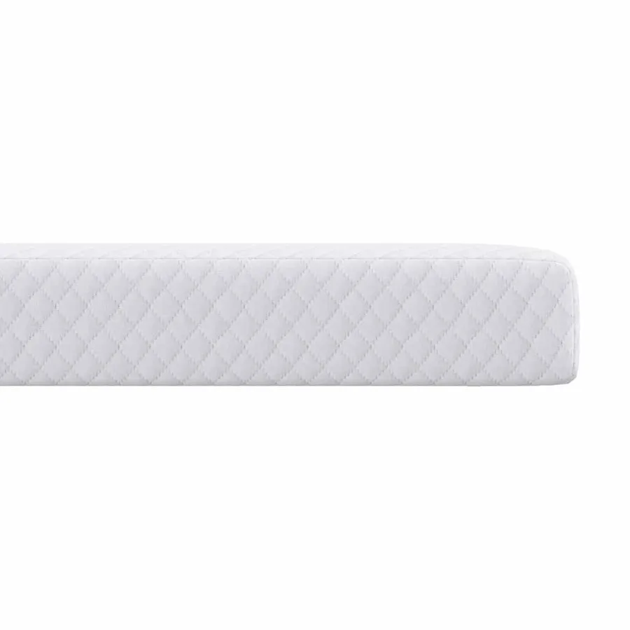 Surmatelas en mousse à mémoire 100 x 200 cm Thick Doux Blanc - 6