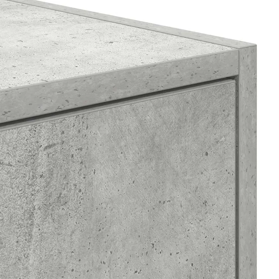 Meubles TV 2 pcs gris béton 100x31x25,5 cm bois d'ingénierie - 11