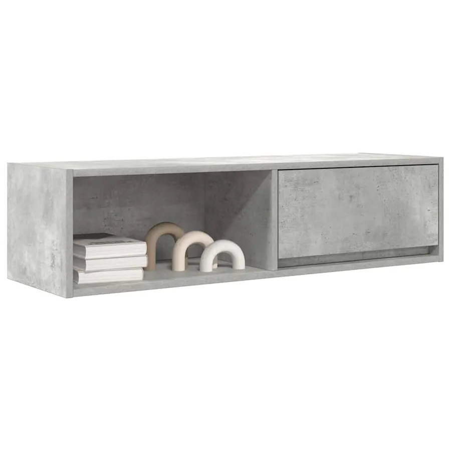 Meubles TV 2 pcs gris béton 100x31x25,5 cm bois d'ingénierie - 4