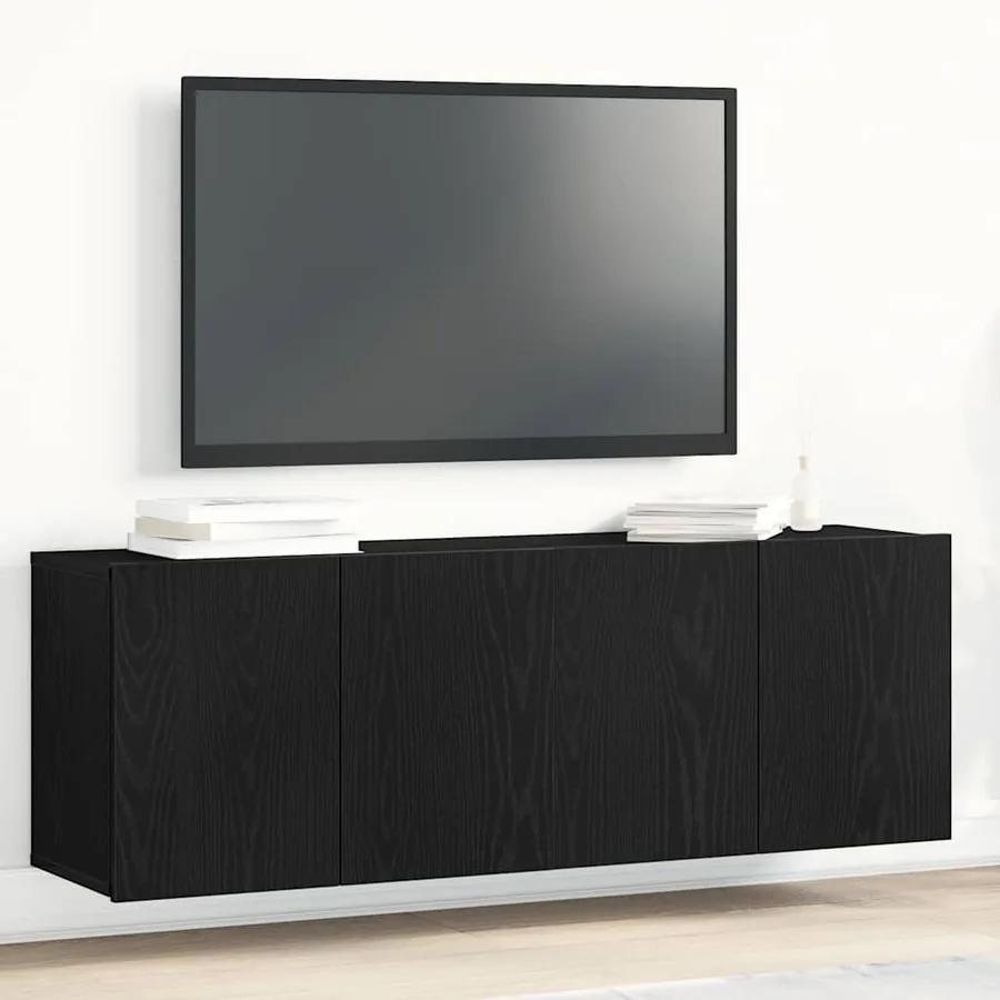 Meubles TV 2 pièces Chêne noir 120 x 30 x 41 cm Bois d'ingénierie
