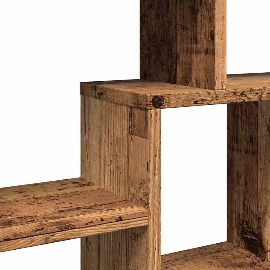 Étagère murale vieux bois 85x16x52,5 cm bois d'ingénierie - 7