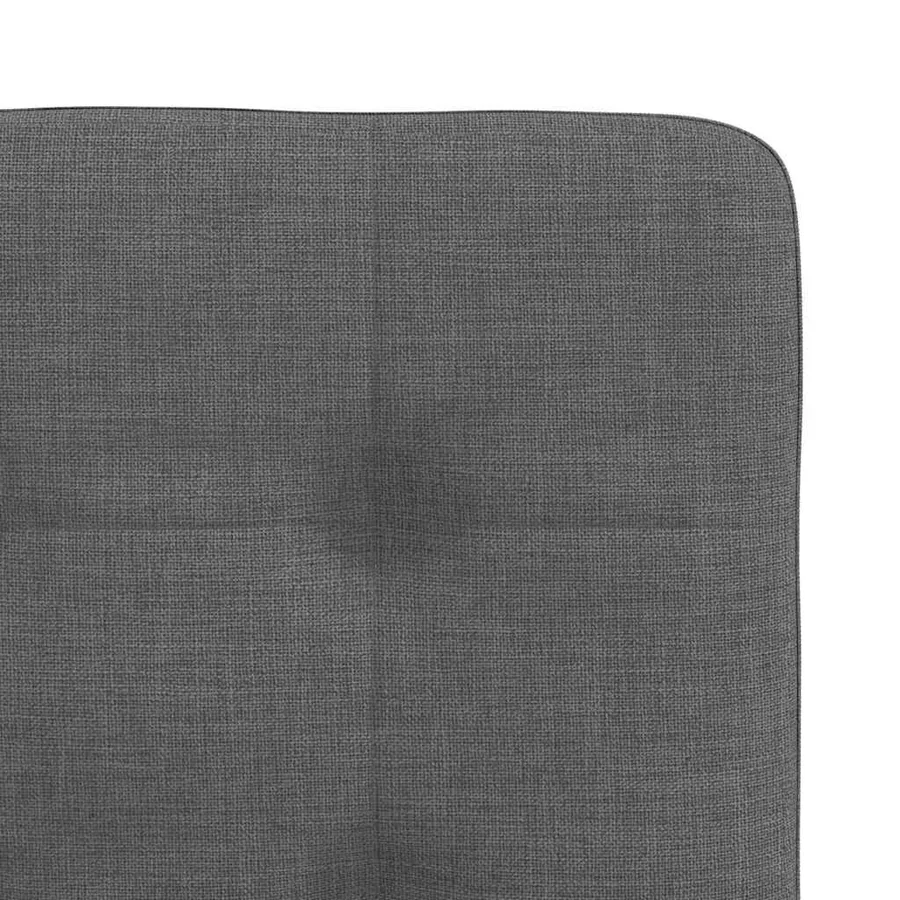 Chaises à manger lot de 4 gris foncé tissu - 7
