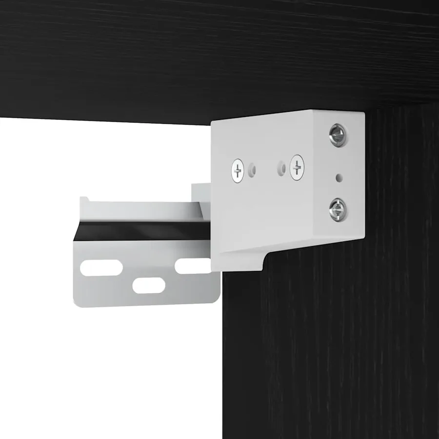 Ensemble de meubles salle de bain 2 pcs chêne noir - 10