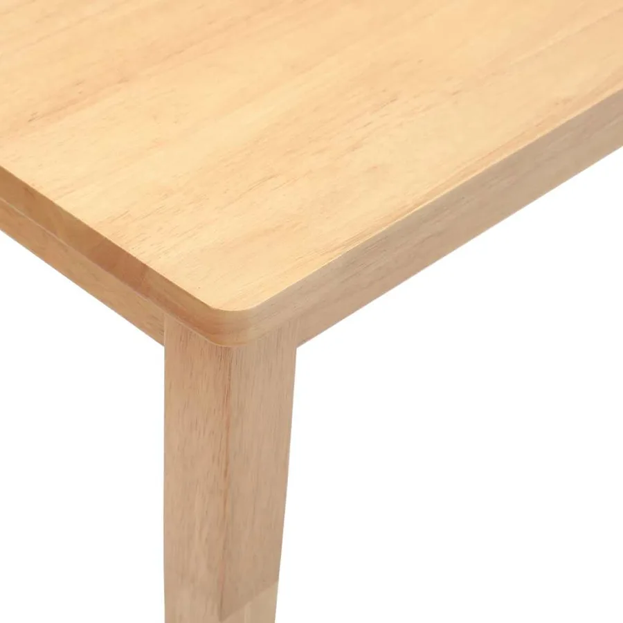 Banc 90 cm bois massif caoutchouc - 6