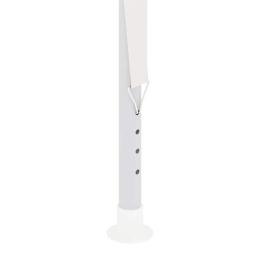 Tente de réception et parois latérales 4x6 m Blanc 90 g/m² - 9