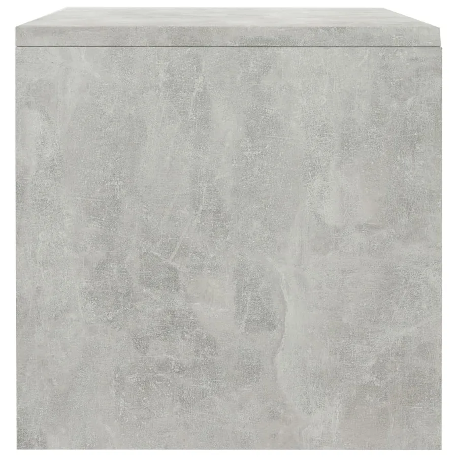 Tables de chevet 2 pcs Gris béton 40x30x30 cm Bois ingénierie - 6