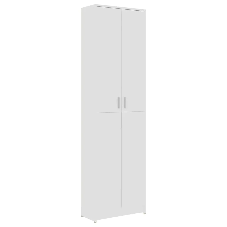 Garde-robe de couloir Blanc 55x25x189 cm Bois d'ingénierie - 2