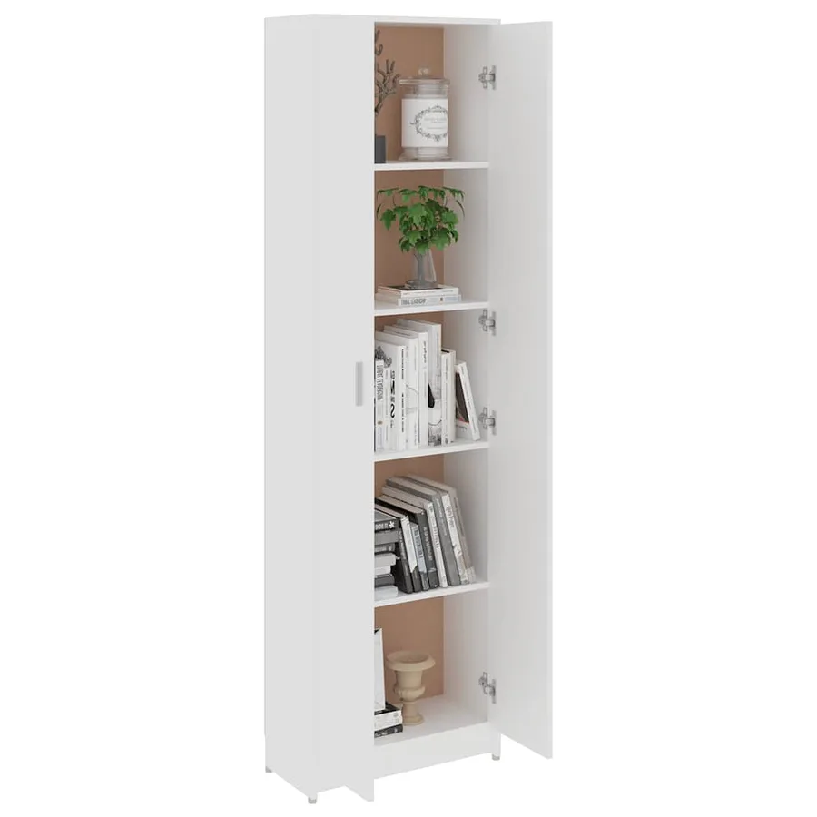 Garde-robe de couloir Blanc 55x25x189 cm Bois d'ingénierie - 5