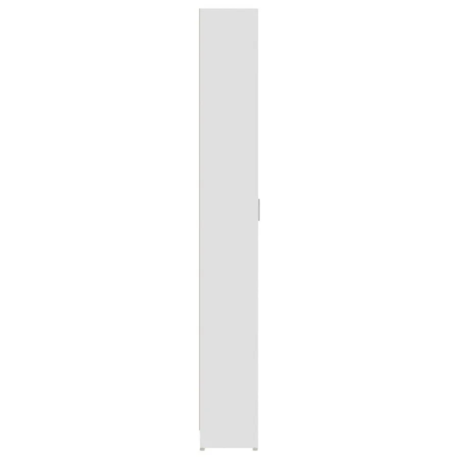 Garde-robe de couloir Blanc 55x25x189 cm Bois d'ingénierie - 8
