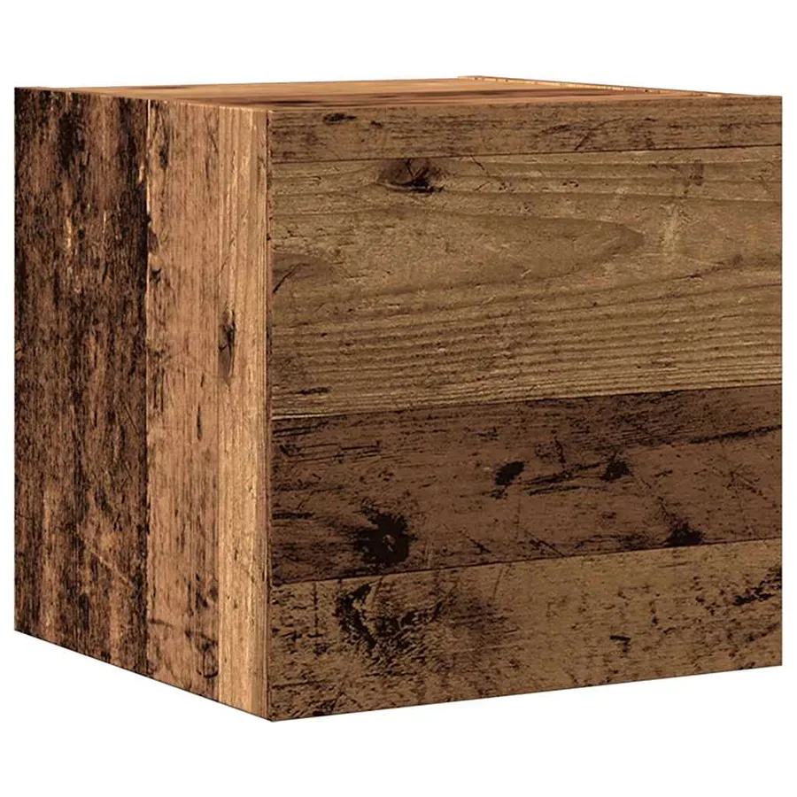 Ensemble de meuble TV mural 7 pcs vieux bois bois d'ingénierie - 6
