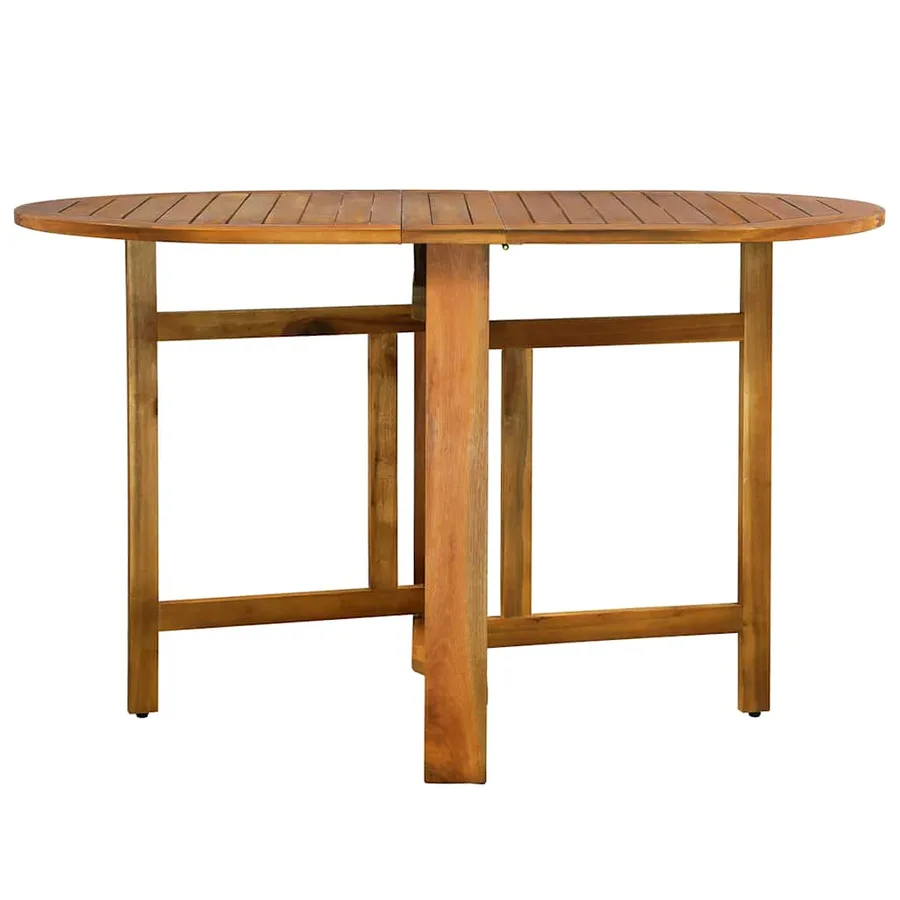 Ensemble de salle à manger de jardin 5 pcs en bois d'acacia massif - 13
