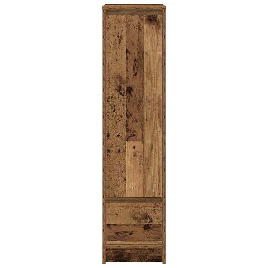 Buffet haut 29,5x34x119,5 cm vieux bois bois d'ingénierie - 6