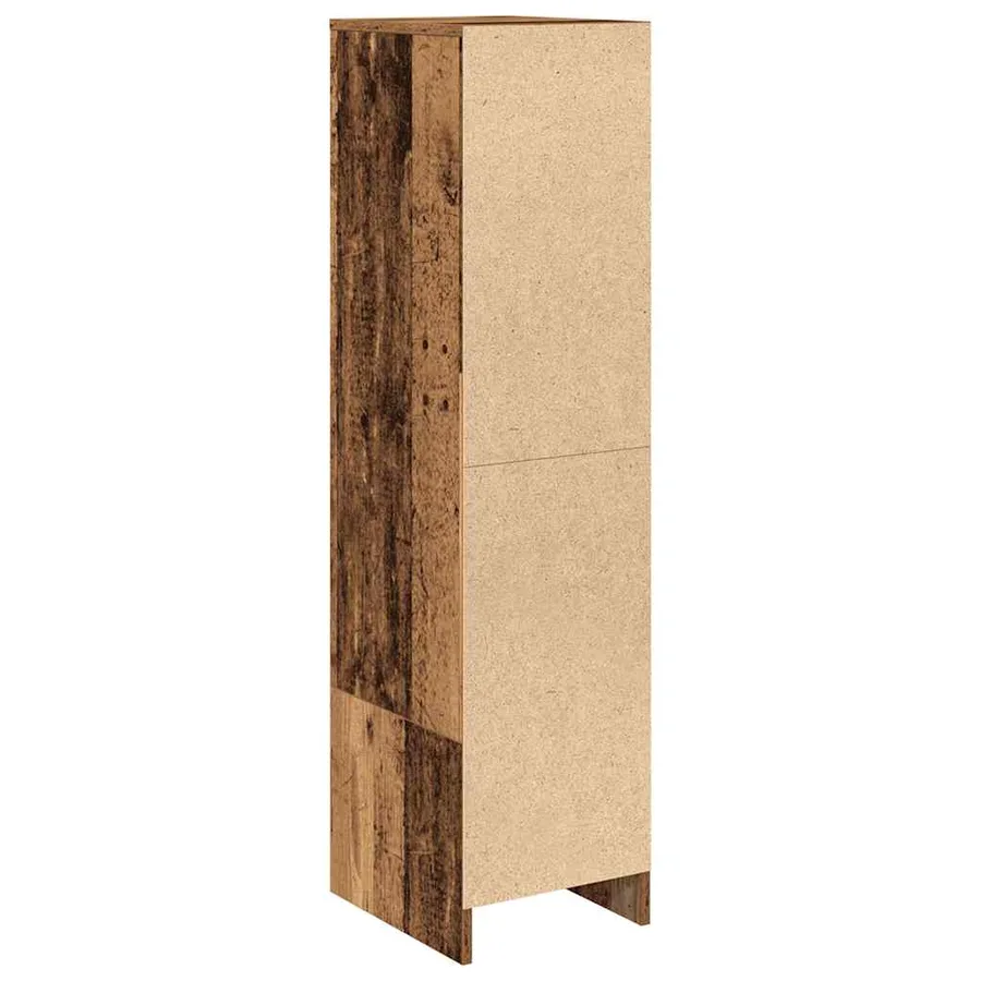 Buffet haut 29,5x34x119,5 cm vieux bois bois d'ingénierie - 8